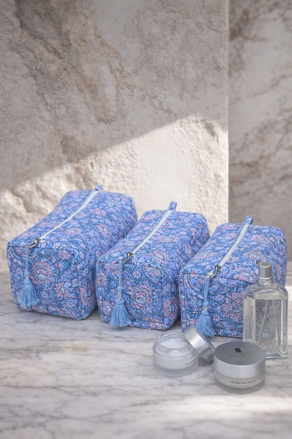 Panarea Set Estuches - Cosmetiqueros Algodón
