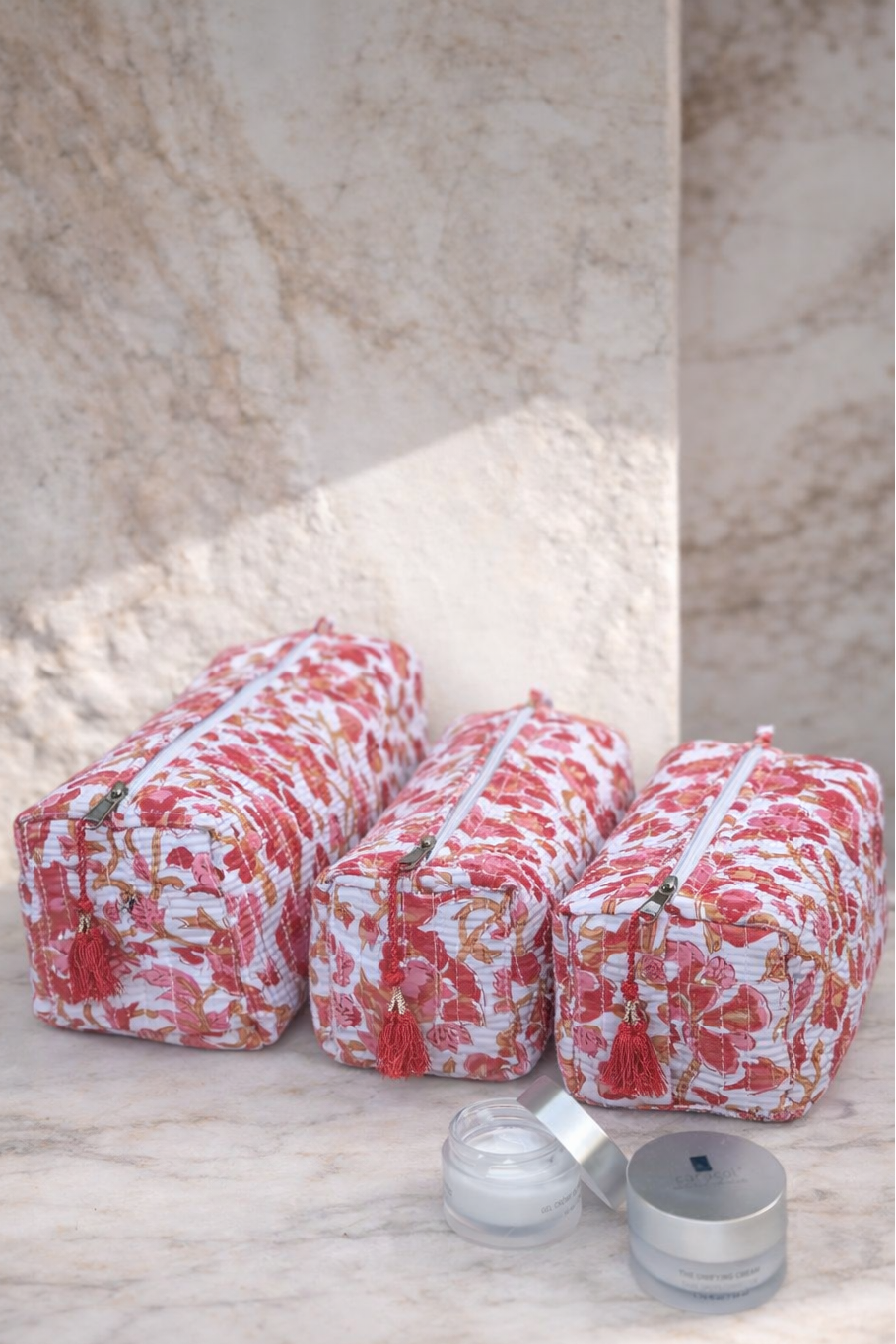 Aru Set Estuches - Cosmetiqueros Algodón