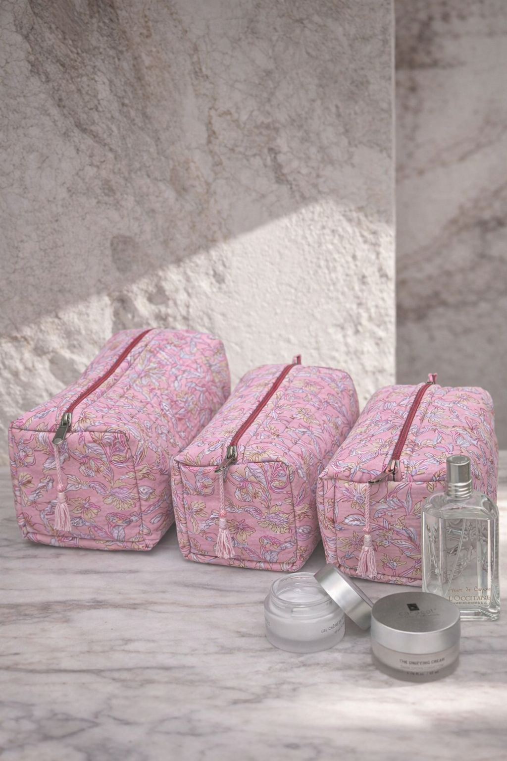 Tahiti Set Estuches - Cosmetiqueros Algodón