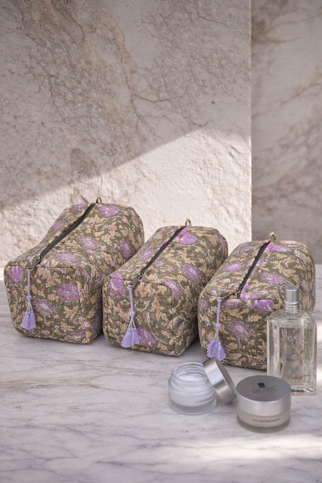 Ari Set Estuches - Cosmetiqueros Algodón