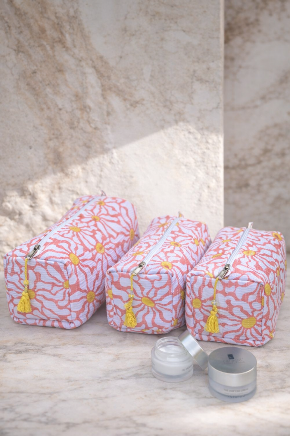 Ibiza Set Estuches - Cosmetiqueros Algodón