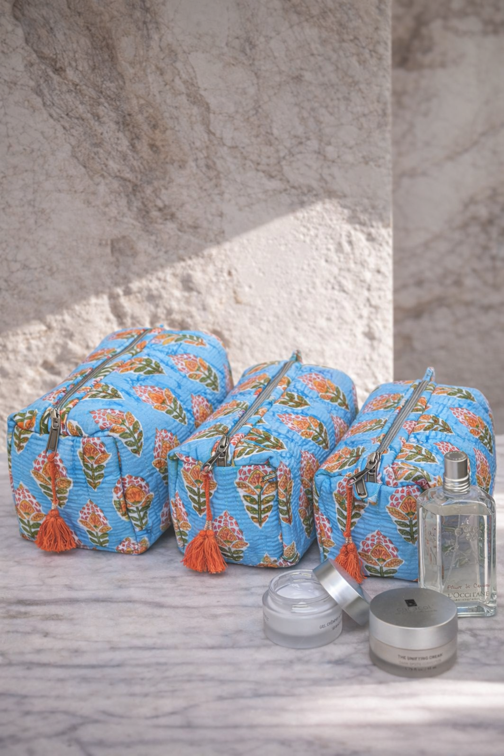 Sumba Set Estuches - Cosmetiqueros Algodón