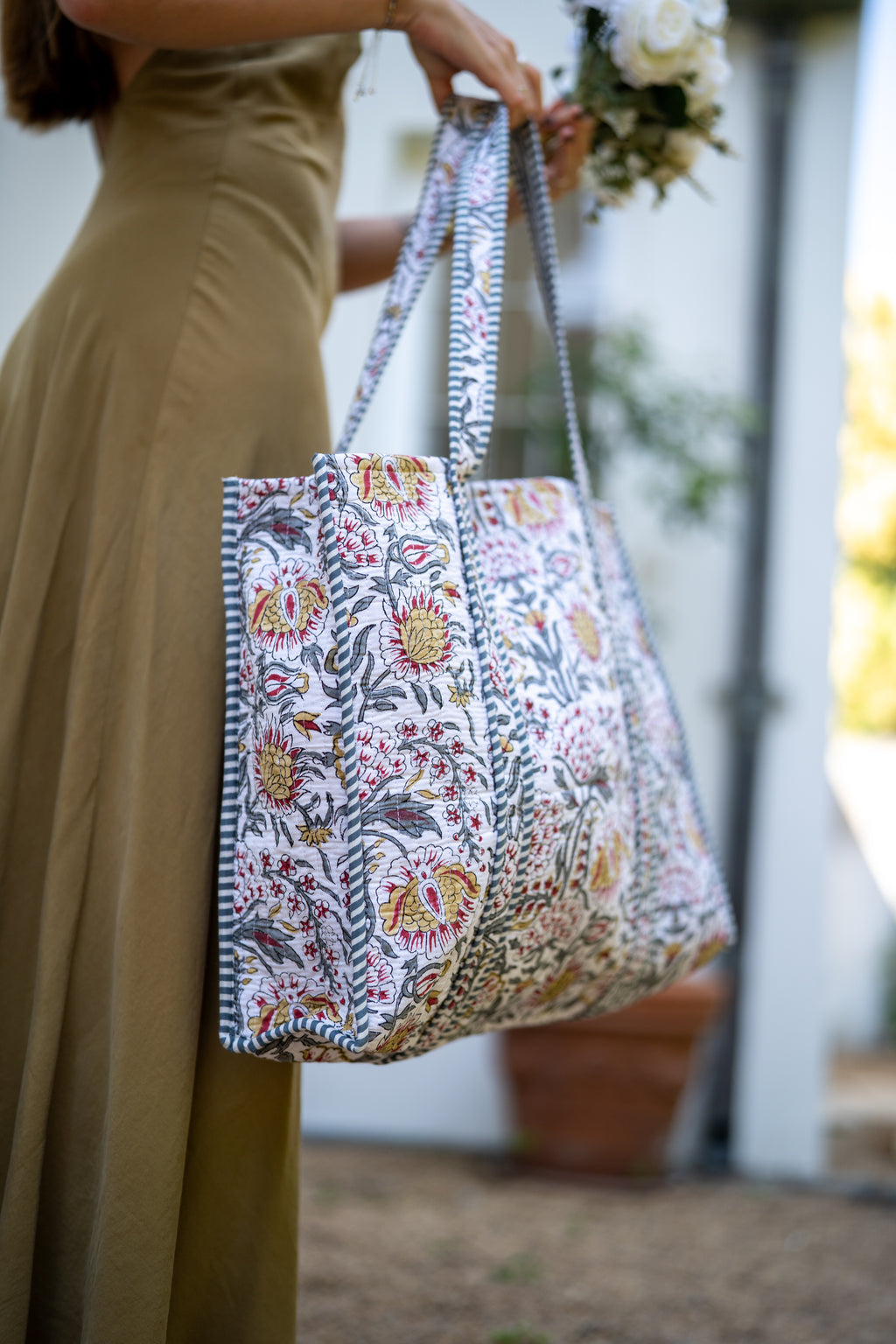 Stromboli Cotton Tote Bag