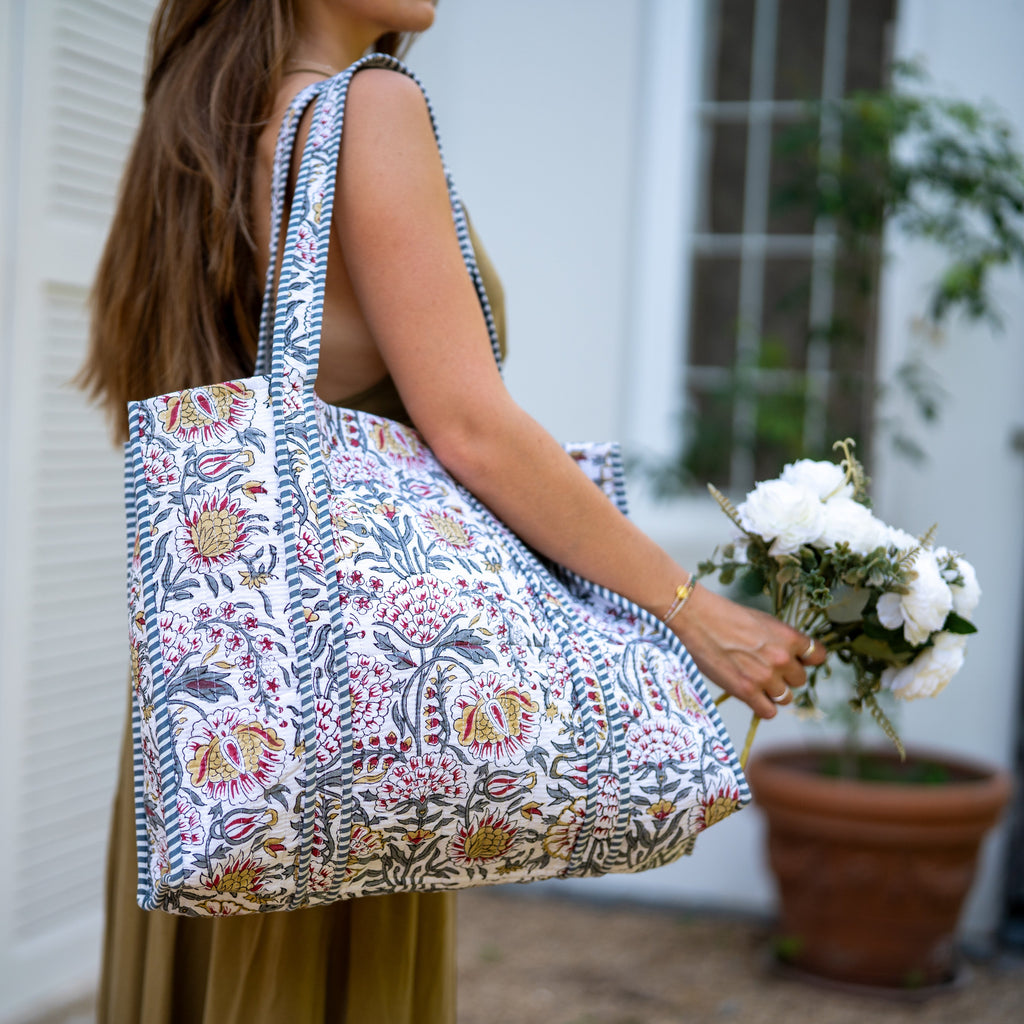 Stromboli Cotton Tote Bag