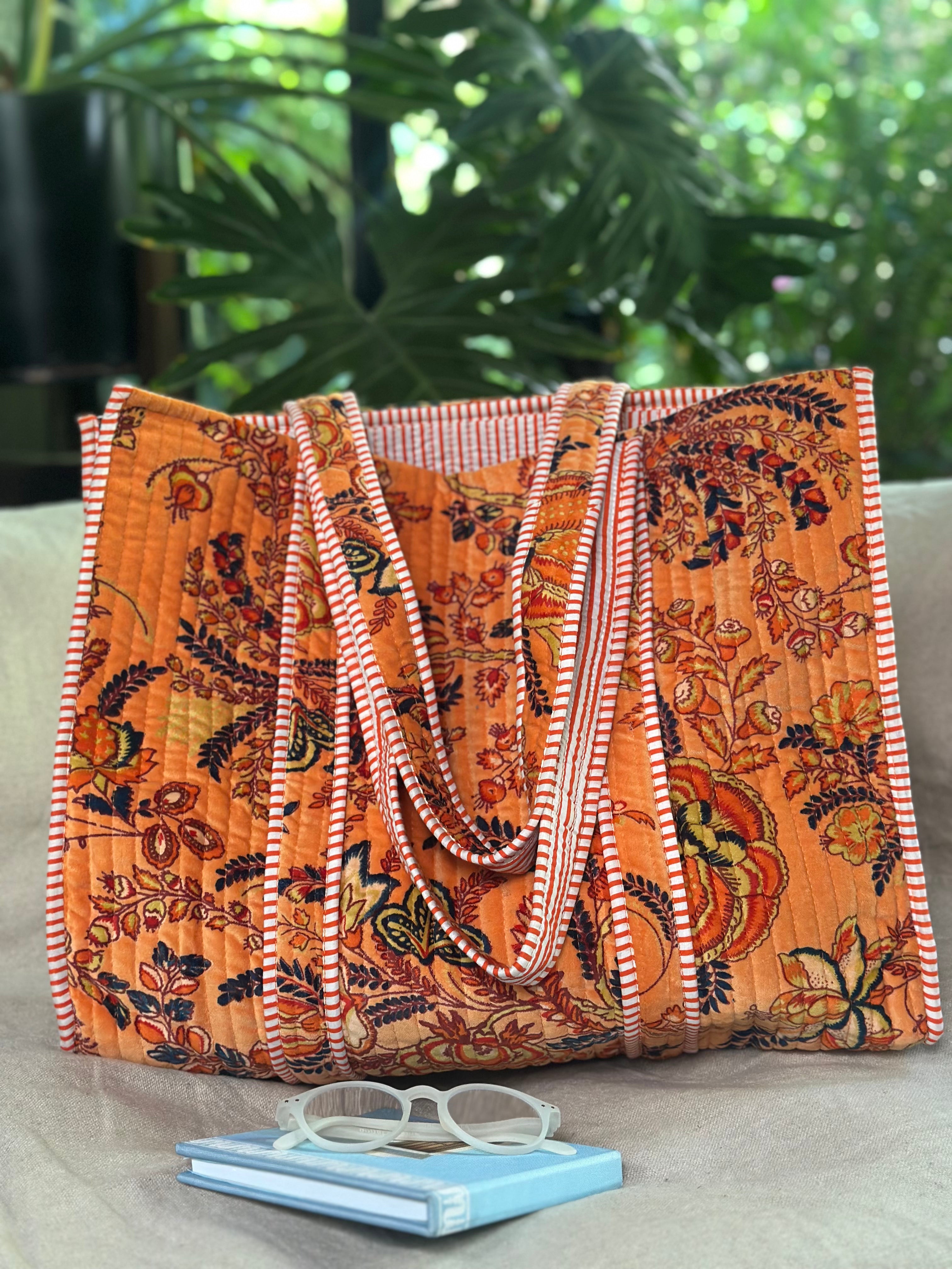 Santa Teresa Orange Velvet